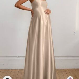 Jenny Yoo Ariana Maternity Gown - Pale Gold